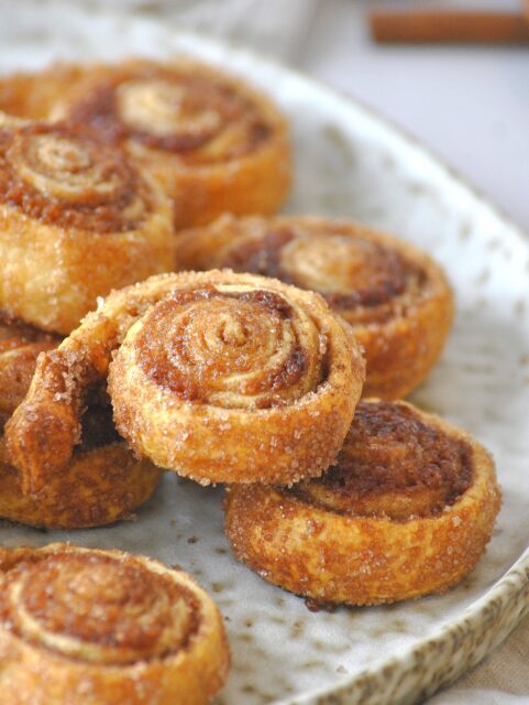 Zimtschnecken mit Blätterteig schnell und einfach