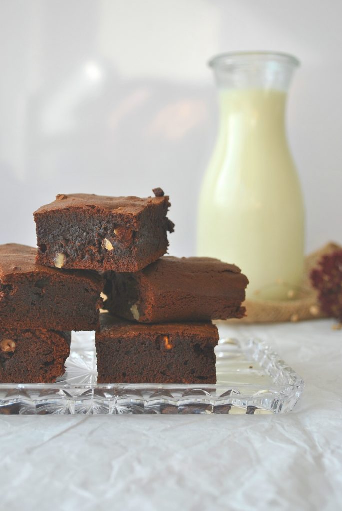 Brownies Rezept, Brownies backen