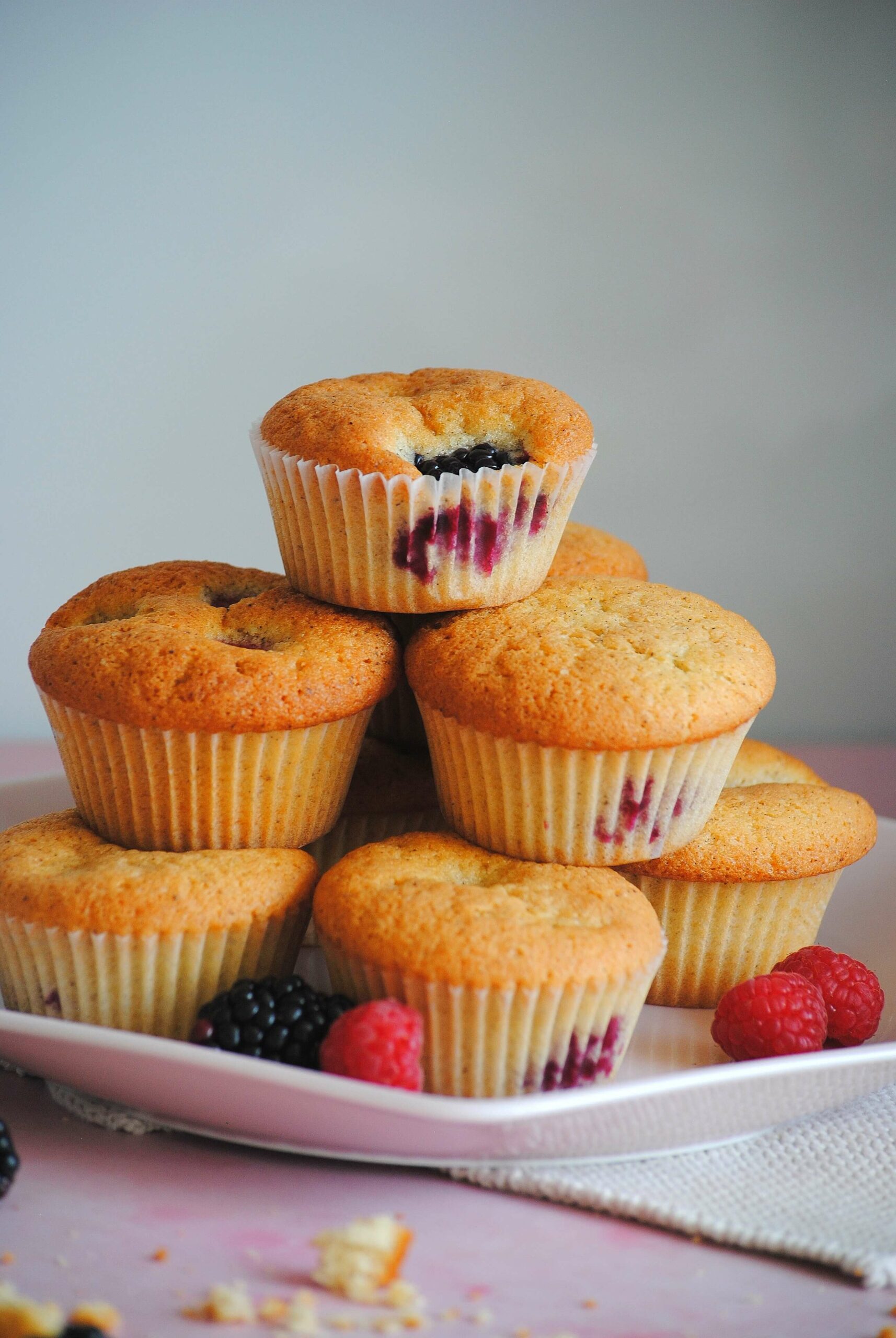 Beeren Muffins, Muffins mit Beeren