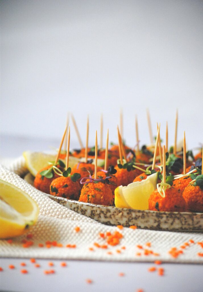 Apero Linsenbällchen, veganer Snack