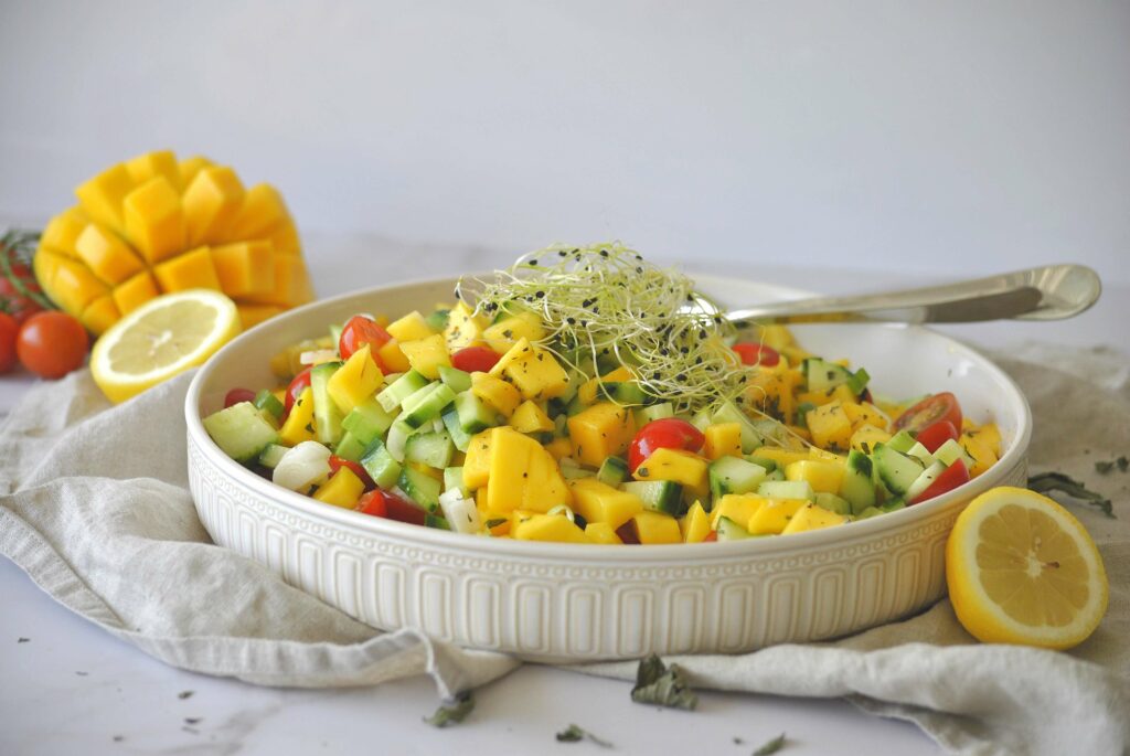 Mango Salat, Salat Ideen, Salat Rezepte