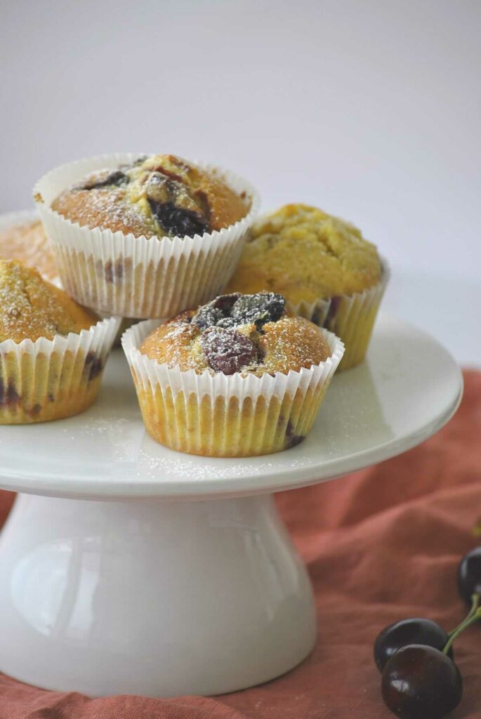 Kirschen Muffins, Kirschen Rezept