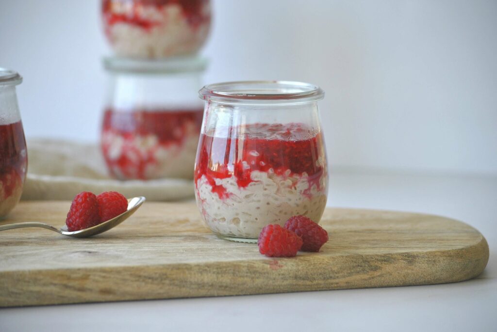 Milchreis mit Obstkompott, Milchreis Rezept