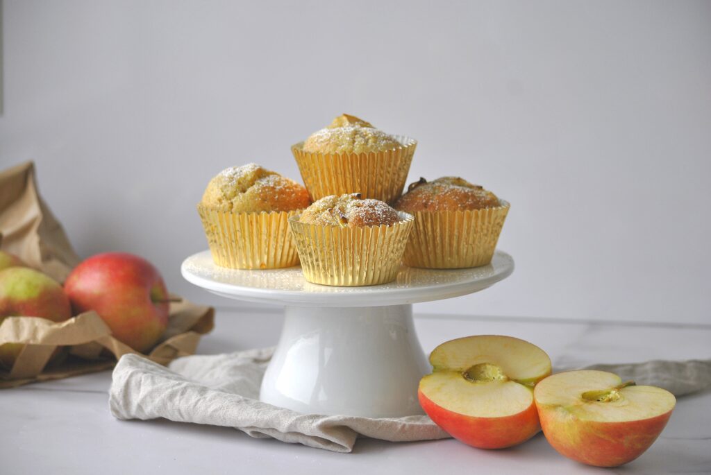 saftige Apfel Muffins