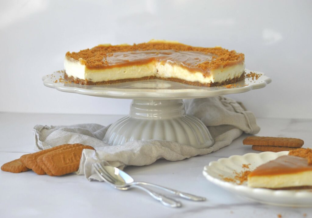 Lotus Kuchen, Karamell Torte, Nobake Cheescake