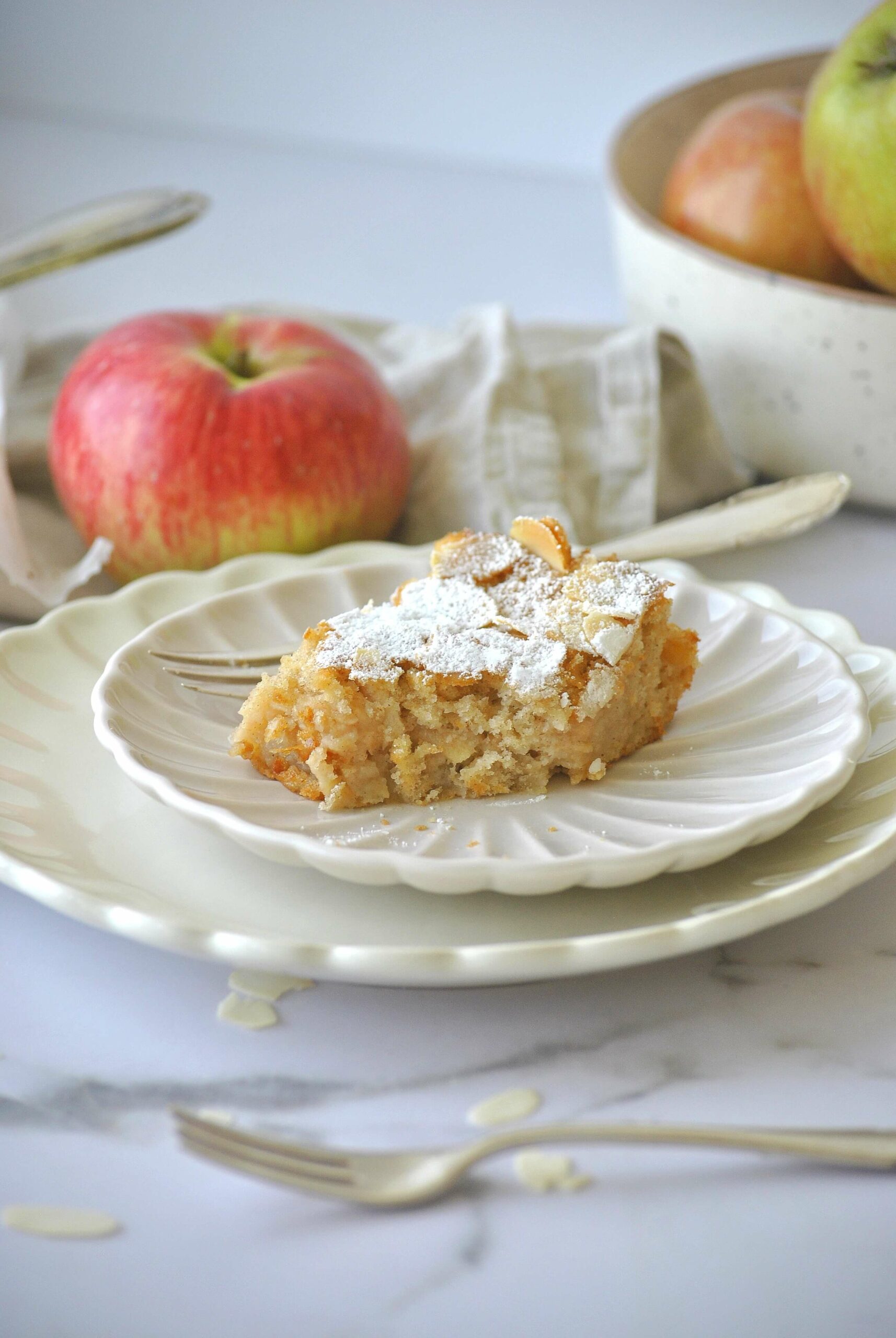 Apfelblechkuchen mit Zimt - super saftig