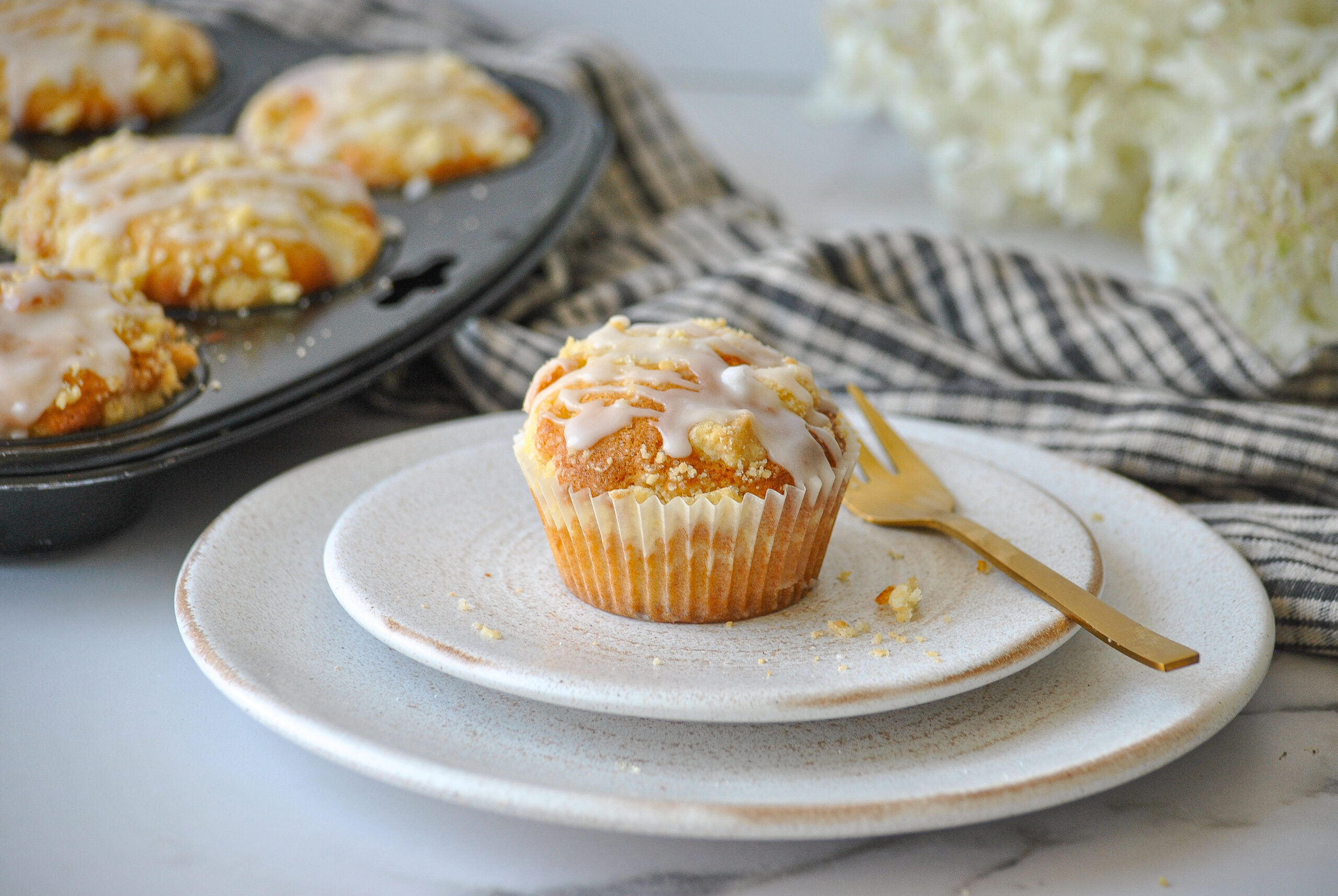 Apfel Muffins mit Streusel